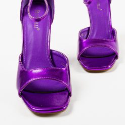 Sandale cu toc Honeyman Mov 2