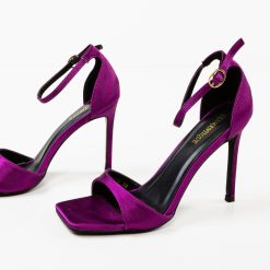 Sandale cu toc Momoko Mov 3