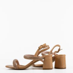 Sandale cu toc Nahum Nude 4