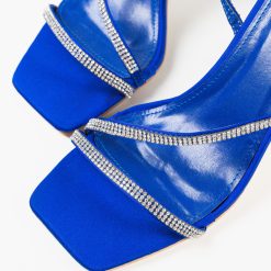 Sandale cu toc Neyman Albastri 6