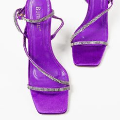 Sandale cu toc Neyman Mov 4