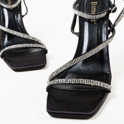 Sandale cu toc Neyman Negre 4