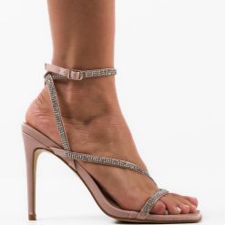 Sandale cu toc Neyman Nude 4
