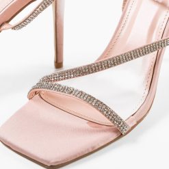 Sandale cu toc Neyman Nude 6