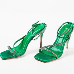 Sandale cu toc Neyman Verzi 3 1