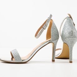 Sandale cu toc Smant Argintii 5