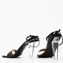 Sandale cu toc Vazana Negre 6