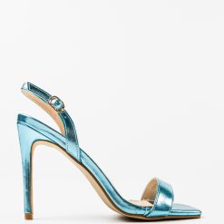 Sandale cu toc Ynyman Albastre 2 6