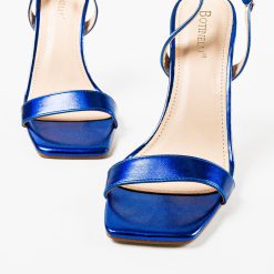 Sandale cu toc Ynyman Albastre 4