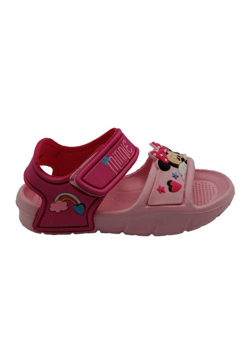 Sandale cu velcro si imprimeu Mickey Mouse-FETE/INCALTAMINTE/Sandale-INCALTAMINTE/Sandale