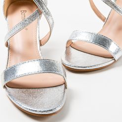 Sandale dama Biniz Argintii 6