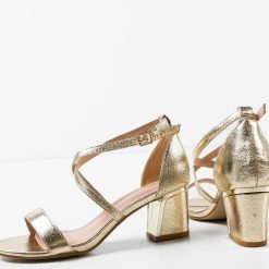 Sandale dama Biniz Aurii 6
