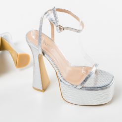 Sandale dama Fabol Argintii 6