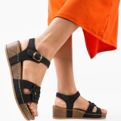 Sandale dama Florentino Negre 3