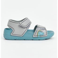 Sandale de piele ecologica cu velcro-BAIETI/INCALTAMINTE/Sandale-INCALTAMINTE/Sandale