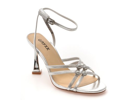 Sandale elegante GRYXX argintii