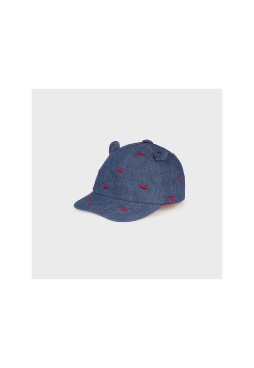 Sapca copii -  32249 - Bumbac - Albastru-FETE/GENTI SI ACCESORII/Palarii