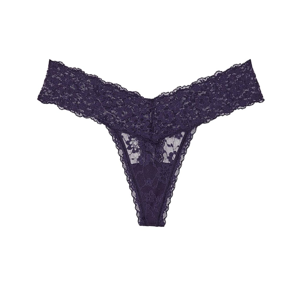 Sequin posey lace thong panty s-Imbracaminte-