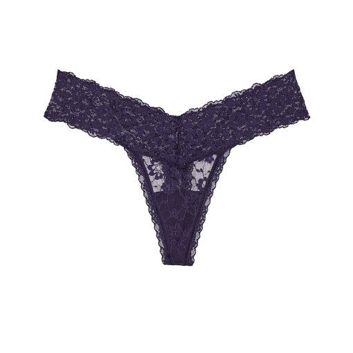 Sequin posey lace thong panty s-Imbracaminte-