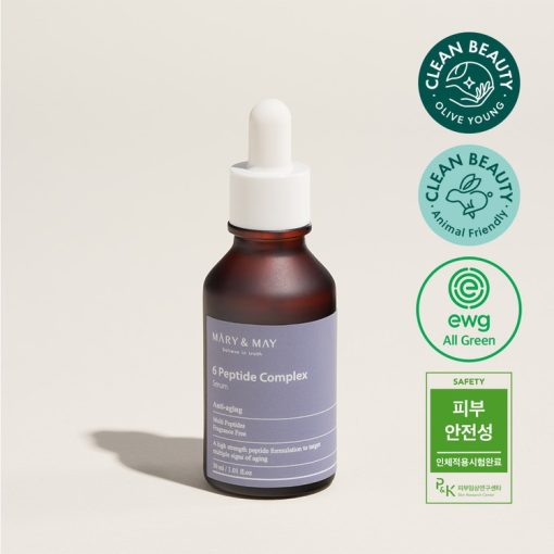 Serum cu complex de 6 Peptide - Mary and May 30ml-Skincare-Ser pentru fata