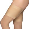 Set 2 jartiere cu silicon pentru preventia iritatiei Annes Satin Thigh-FEMEI