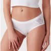 Set 2 perechi chiloti clasici bumbac cu talia joasa si dantela Cotonella GD248 0002-FEMEI