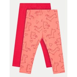 Set 2 perechi pantaloni copii -  833299 - Portocaliu - Bumbac-FETE/IMBRACAMINTE/Blugi-IMBRACAMINTE/Blugi