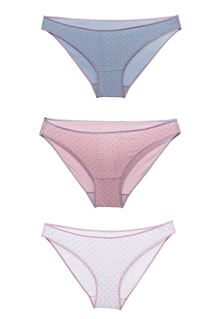 Set 3 mini slip dama -  Alb/Albastru/Roz-FEMEI/IMBRACAMINTE/Lenjerie intima-IMBRACAMINTE/Lenjerie intima