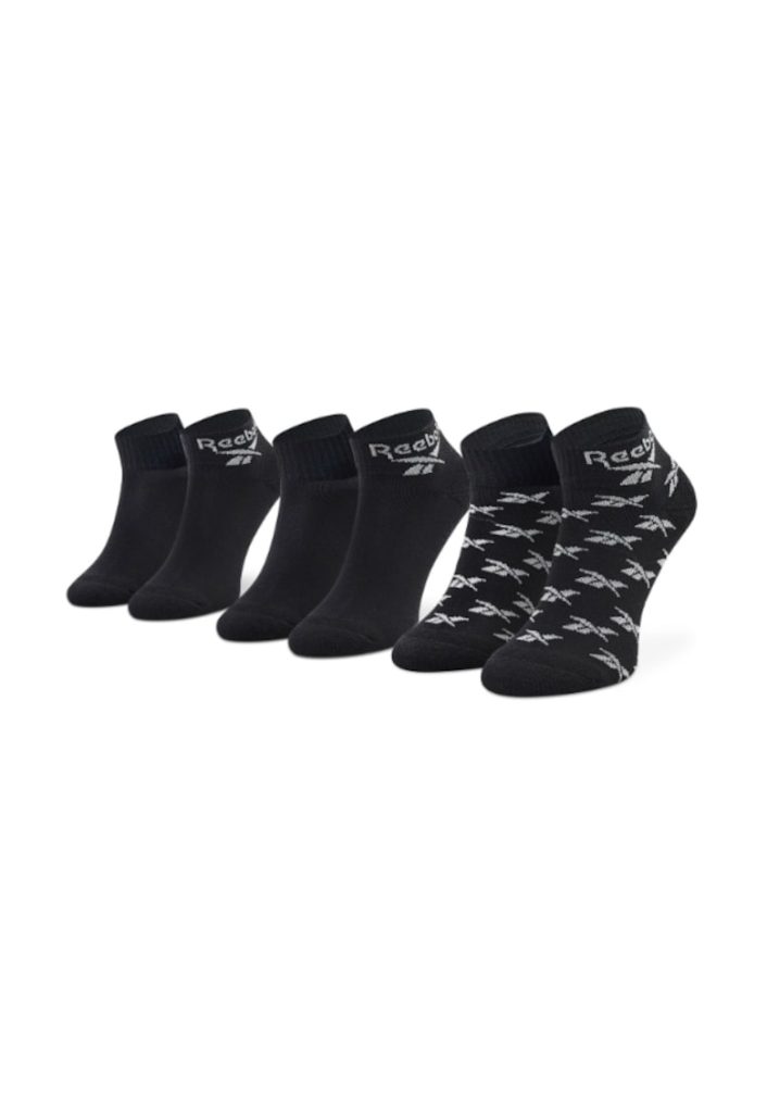 Set 3 perechi de sosete unisex -  209252477 - Negru - Textil-BARBATI/IMBRACAMINTE/Dresuri si sosete-IMBRACAMINTE/Dresuri si sosete