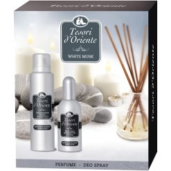Set Cadou  Mosc Alb: Apa de toaleta - 100 ml + Deodorant spray de corp - 150 ml-FEMEI/GENTI SI ACCESORII/Produse cosmetice-GENTI SI ACCESORII/Produse cosmetice