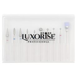 Set Capete Freza Unghii LUXORISE pentru Pila Electrica Profesionala 10 buc 1