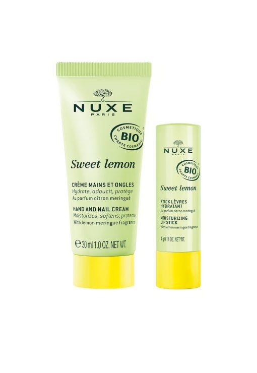 Set  Sweet Lemon – Crema de maini hidratanta 30 ml si balsam de buze 4 g-FEMEI/INGRIJIRE COSMETICA/Ingrijire corp-INGRIJIRE COSMETICA/Ingrijire corp