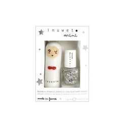 Set cadou copii balsam de buze cu parfum de vata de zahar & oja pe baza de apa fara parfum -  2 buc-FEMEI/GENTI SI ACCESORII/Produse cosmetice-GENTI SI ACCESORII/Produse cosmetice