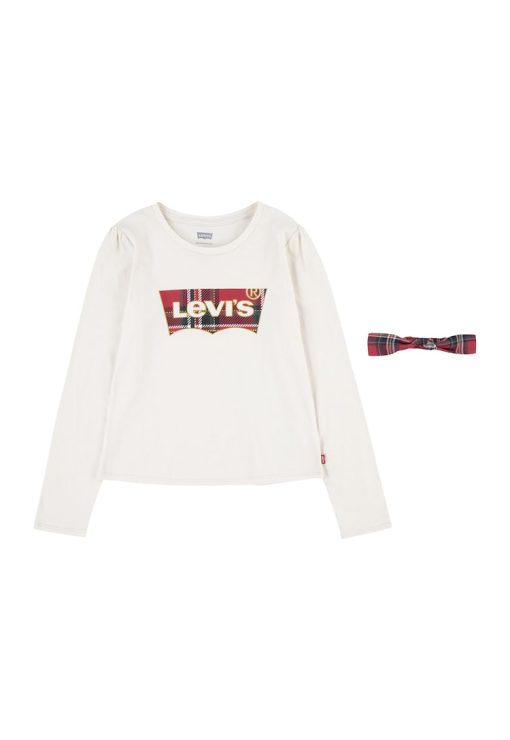 Set de bluza cu imprimeu logo si bentita-FETE/IMBRACAMINTE/Bluze-IMBRACAMINTE/Bluze