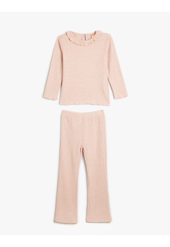 Set de bluza si pantaloni cu volane-FETE/IMBRACAMINTE/Seturi de imbracaminte-IMBRACAMINTE/Seturi de imbracaminte