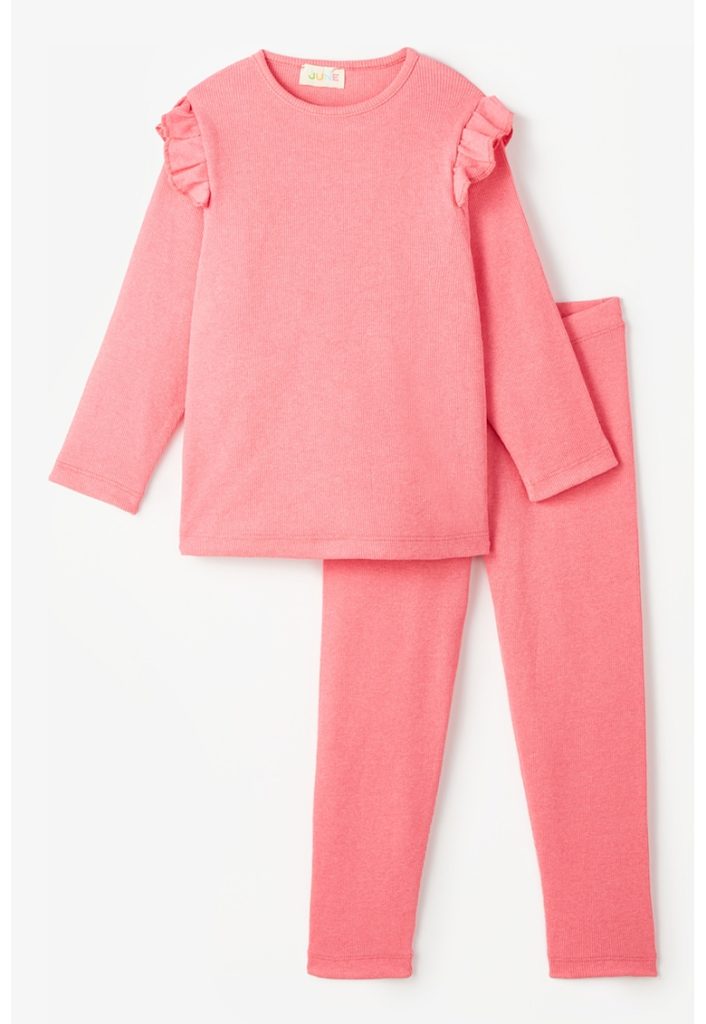 Set de bluza striata si pantaloni-FETE/IMBRACAMINTE/Seturi de imbracaminte-IMBRACAMINTE/Seturi de imbracaminte