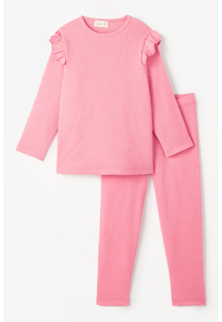 Set de bluza striata si pantaloni-FETE/IMBRACAMINTE/Seturi de imbracaminte-IMBRACAMINTE/Seturi de imbracaminte