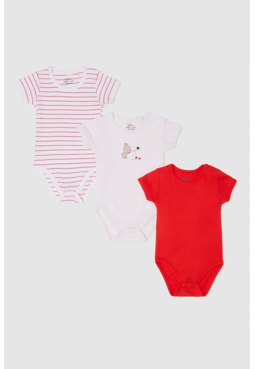 Set de body-uri cu model - 3 piese-FETE/IMBRACAMINTE/Seturi de imbracaminte-IMBRACAMINTE/Seturi de imbracaminte