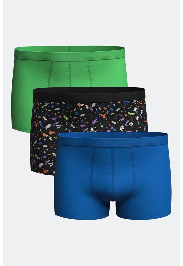 Set de boxeri cu banda elastica in talie - 3 perechi-BARBATI/IMBRACAMINTE/Lenjerie intima-IMBRACAMINTE/Lenjerie intima