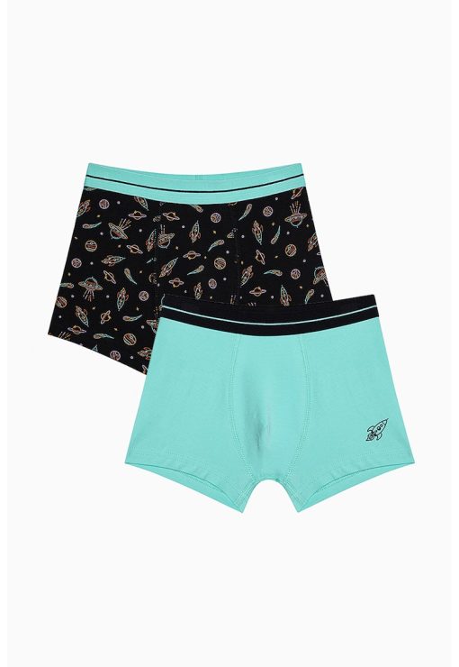 Set de boxeri cu imprimeu - 2 perechi-FETE/IMBRACAMINTE/Lenjerie intima-IMBRACAMINTE/Lenjerie intima
