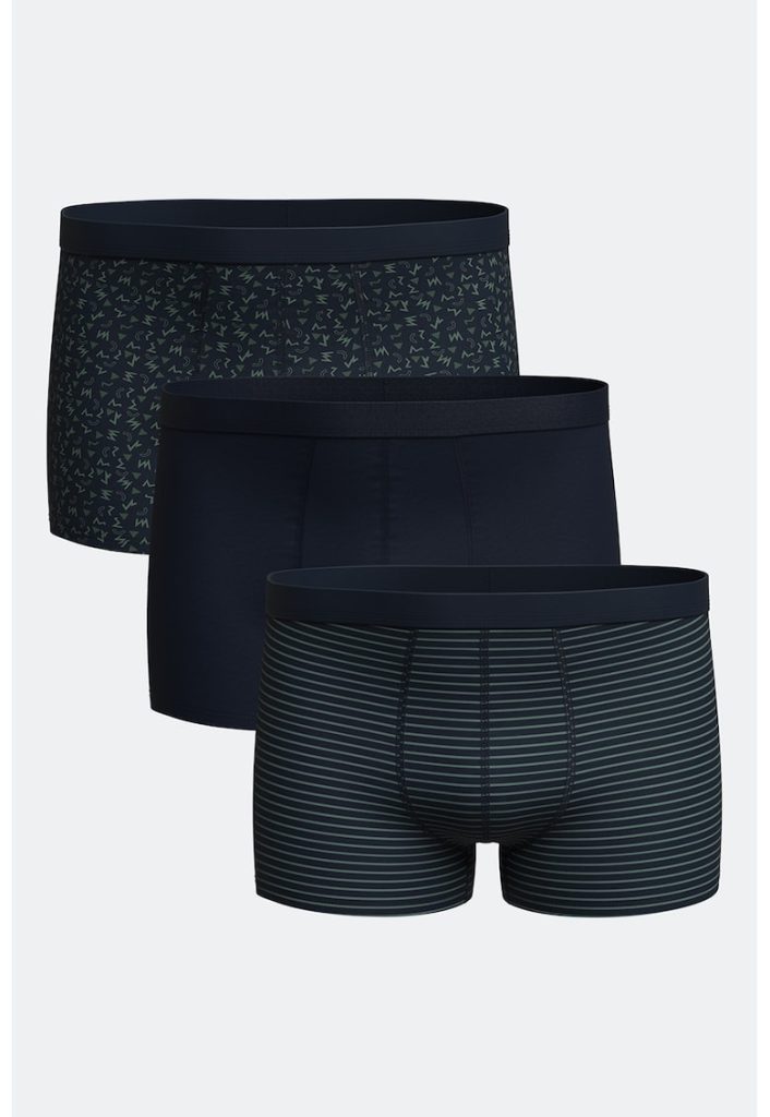 Set de boxeri cu model - 3 perechi-BARBATI/IMBRACAMINTE/Lenjerie intima-IMBRACAMINTE/Lenjerie intima