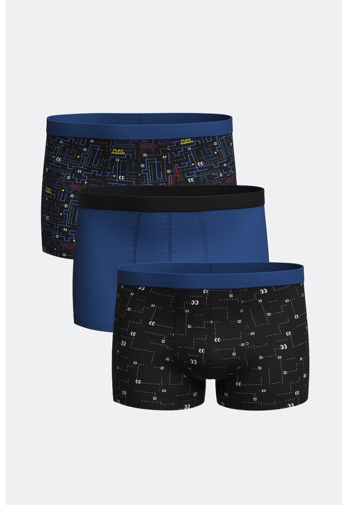 Set de boxeri cu model - 3 perechi-BARBATI/IMBRACAMINTE/Lenjerie intima-IMBRACAMINTE/Lenjerie intima