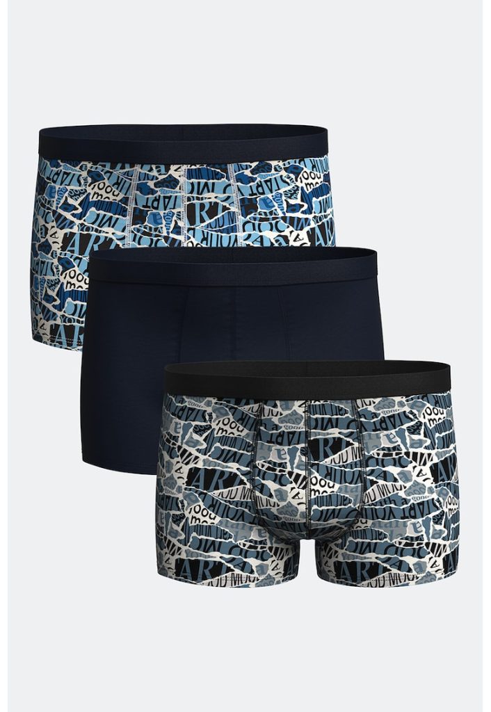 Set de boxeri din amestec de bumbac - 3 perechi-BARBATI/IMBRACAMINTE/Lenjerie intima-IMBRACAMINTE/Lenjerie intima