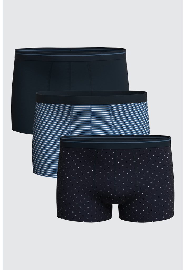 Set de boxeri din bumbac - 3 perechi-BARBATI/IMBRACAMINTE/Lenjerie intima-IMBRACAMINTE/Lenjerie intima