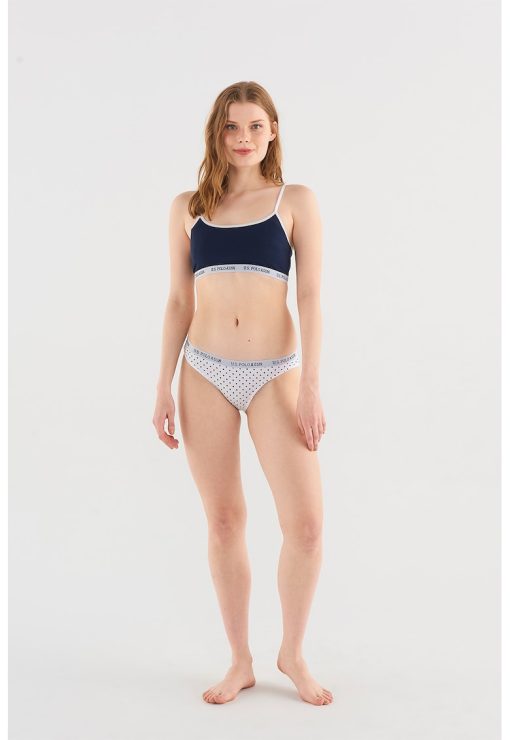 Set de bustiera si chiloti cu logo-FEMEI/IMBRACAMINTE/Lenjerie intima-IMBRACAMINTE/Lenjerie intima