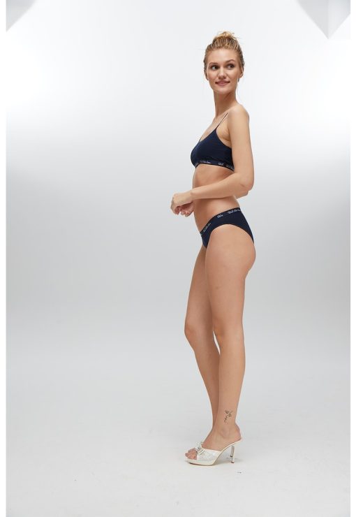 Set de bustiera si chiloti cu logo-FEMEI/IMBRACAMINTE/Lenjerie intima-IMBRACAMINTE/Lenjerie intima