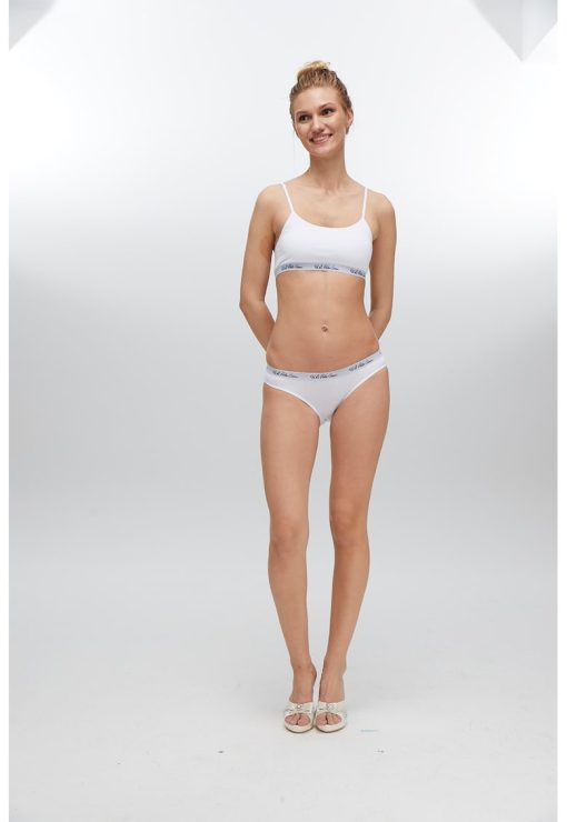 Set de bustiera si chiloti cu logo-FEMEI/IMBRACAMINTE/Lenjerie intima-IMBRACAMINTE/Lenjerie intima