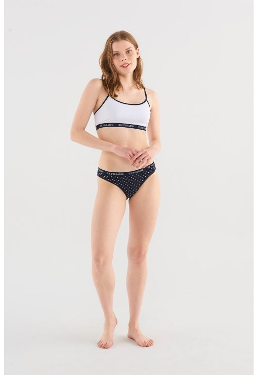 Set de bustiera si chiloti cu logo-FEMEI/IMBRACAMINTE/Lenjerie intima-IMBRACAMINTE/Lenjerie intima