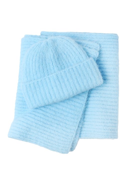 Set de caciula tricotata si fular-FEMEI/GENTI SI ACCESORII/Palarii