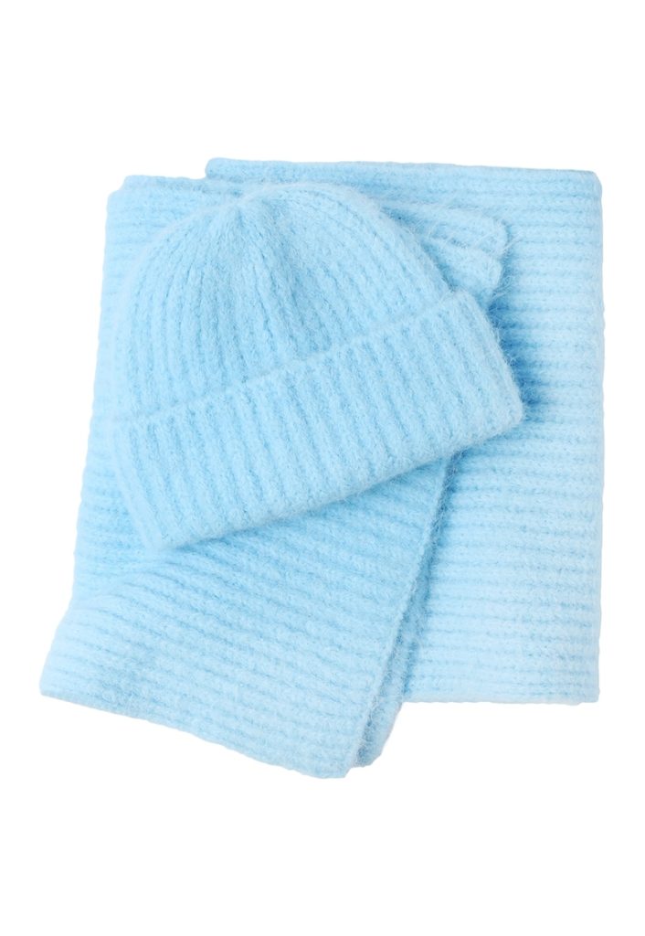 Set de caciula tricotata si fular-FEMEI/GENTI SI ACCESORII/Palarii